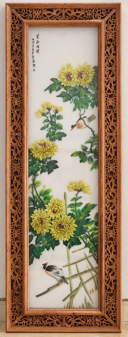 Tranh đồng hồ treo phòng khách